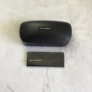 Dolce & Gabbana Sunglass Case & Cleaning Cloth